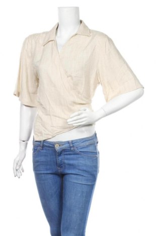 Bluzka damska Defacto, Rozmiar XL, Kolor Beżowy, 95% wiskoza, 5% elastyna, Cena 45,71 zł