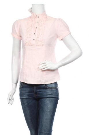 Damen Shirt Defacto, Größe S, Farbe Rosa, 69% Baumwolle, 28% Polyester, 3% Elastan, Preis 16,00 €