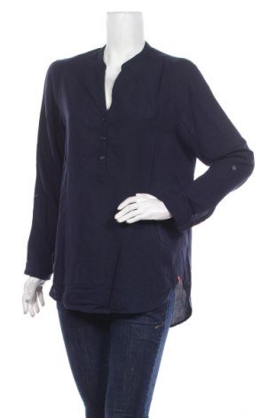 Дамска блуза Edc By Esprit, Размер L, Цвят Син, Вискоза, Цена 15,60 лв.