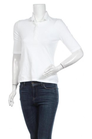 Дамска блуза Lacoste, Размер M, Цвят Бял, 94% памук, 6% еластан, Цена 127,40 лв.