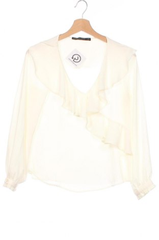 Дамска блуза Zara, Размер XS, Цвят Екрю, Цена 16,20 лв.