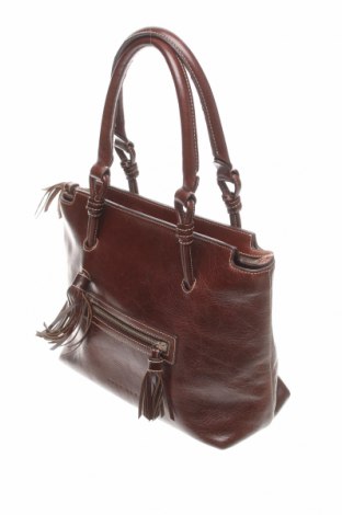 Дамска чанта Hugo Boss, Цвят Кафяв, Естествена кожа, Цена 185,76 лв.