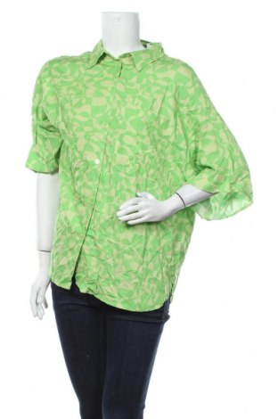 Дамска риза Monki, Размер L, Цвят Зелен, Вискоза, Цена 44,25 лв.