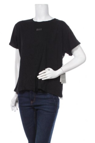 Дамска тениска DKNY, Размер XL, Цвят Черен, Памук, Цена 62,30 лв.