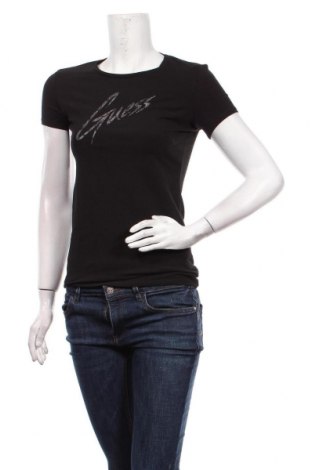 Dámské tričko Guess, Velikost S, Barva Černá, 95% bavlna, 5% elastan, Cena  802,00 Kč