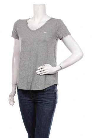 Damen T-Shirt Hollister, Größe S, Farbe Grau, 95% Viskose, 5% Elastan, Preis 9,74 €