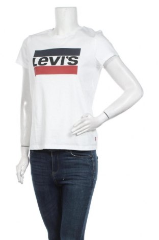 Γυναικείο t-shirt Levi's, Μέγεθος S, Χρώμα Λευκό, Βαμβάκι, Τιμή 21,29 €