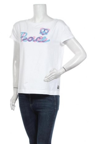 Damski T-shirt Love Moschino, Rozmiar M, Kolor Biały, 93% bawełna, 7% elastyna, Cena 477,78 zł