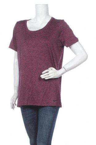 Γυναικείο t-shirt Nike, Μέγεθος XL, Χρώμα Βιολετί, Πολυεστέρας, Τιμή 22,08 €