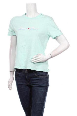 Γυναικείο t-shirt Tommy Hilfiger, Μέγεθος M, Χρώμα Μπλέ, Βαμβάκι, Τιμή 23,33 €