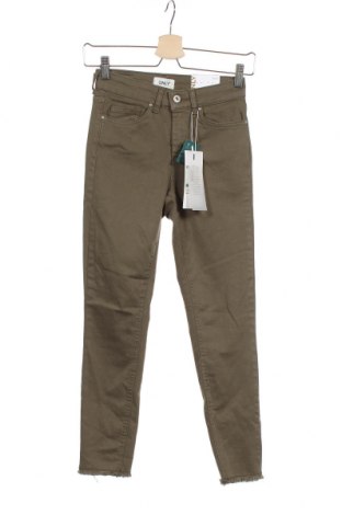 Dámske džínsy  ONLY, Veľkosť XS, Farba Zelená, 93% bavlna, 5% polyester, 2% elastan, Cena  8,14 €