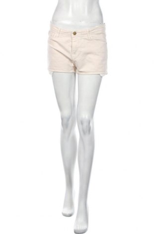 Дамски къс панталон Acquaverde, Размер M, Цвят Бежов, 98% памук, 2% еластан, Цена 19,81 лв.