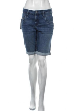 Дамски къс панталон Mavi, Размер M, Цвят Син, 80% памук, 18% полиестер, 2% еластан, Цена 49,50 лв.