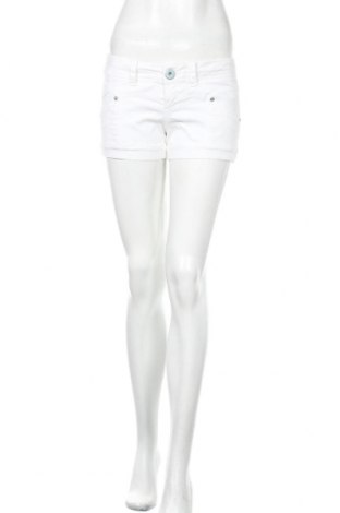 Γυναικείο κοντό παντελόνι Zara Trafaluc, Μέγεθος S, Χρώμα Λευκό, 97% βαμβάκι, 3% ελαστάνη, Τιμή 14,11 €