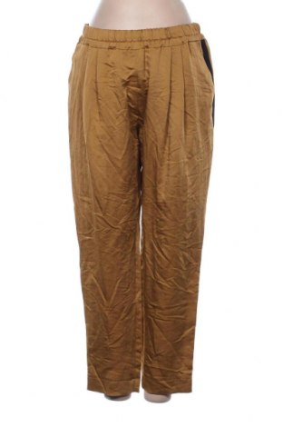 Дамски панталон Alysi, Размер M, Цвят Кафяв, 52% модал, 42% вискоза, 6% полиамид, Цена 70,35 лв.