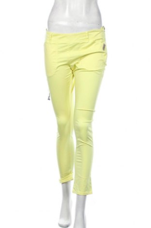 Дамски панталон Annarita N, Размер M, Цвят Жълт, 98% памук, 2% еластан, Цена 12,57 лв.