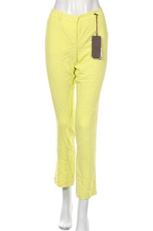 Дамски панталон Ermanno Scervino, Размер XL, Цвят Жълт, 95% вискоза, 5% еластан, Цена 512,85 лв.