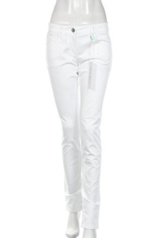Γυναικείο παντελόνι Frankie Morello, Μέγεθος M, Χρώμα Λευκό, 98% βαμβάκι, 2% ελαστάνη, Τιμή 137,03 €