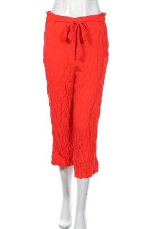 Damskie spodnie H&M, Rozmiar L, Kolor Czerwony, 100% wiskoza, Cena 50,38 zł