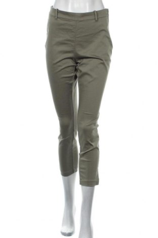 Дамски панталон H&M, Размер M, Цвят Зелен, 62% памук, 36% полиестер, 2% еластан, Цена 14,70 лв.