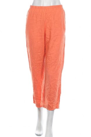 Dámské kalhoty  Lindex, Velikost M, Barva Oranžová, 55% len, 45% viskóza, Cena  311,00 Kč