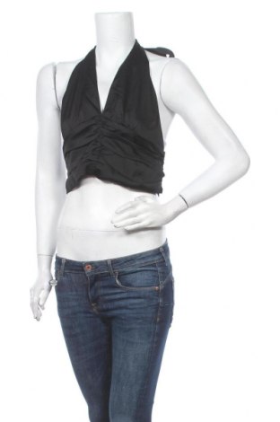 Γυναικείο αμάνικο μπλουζάκι Gina Tricot, Μέγεθος M, Χρώμα Μαύρο, Πολυεστέρας, Τιμή 15,08 €
