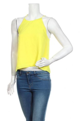 Γυναικείο αμάνικο μπλουζάκι H&M, Μέγεθος S, Χρώμα Κίτρινο, Πολυεστέρας, Τιμή 7,79 €