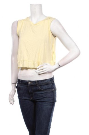 Γυναικείο αμάνικο μπλουζάκι Jennyfer, Μέγεθος L, Χρώμα Κίτρινο, Τιμή 1,65 €