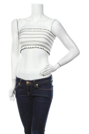 Γυναικείο αμάνικο μπλουζάκι Jennyfer, Μέγεθος S, Χρώμα Λευκό, Τιμή 16,49 €