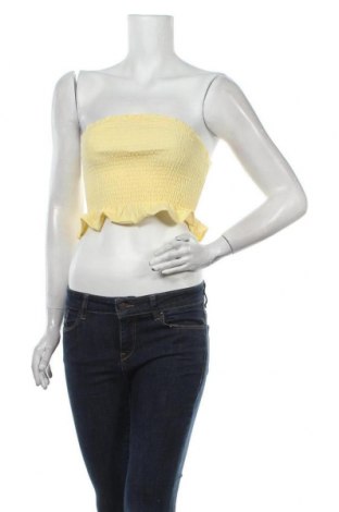 Γυναικείο αμάνικο μπλουζάκι Supre, Μέγεθος S, Χρώμα Κίτρινο, Τιμή 6,14 €