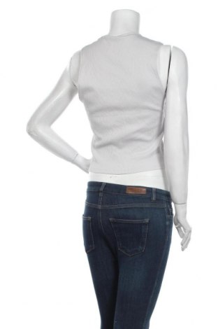 Γυναικείο αμάνικο μπλουζάκι Zara, Μέγεθος L, Χρώμα Γκρί, Βαμβάκι, Τιμή 10,05 €
