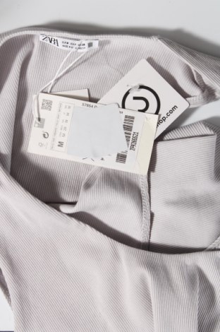 Γυναικείο αμάνικο μπλουζάκι Zara, Μέγεθος M, Χρώμα Γκρί, Βαμβάκι, Τιμή 10,05 €