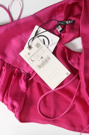 Γυναικείο αμάνικο μπλουζάκι Zara, Μέγεθος L, Χρώμα Ρόζ , Πολυεστέρας, Τιμή 8,04 €