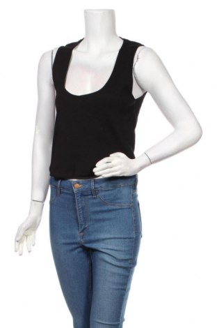 Γυναικείο αμάνικο μπλουζάκι Zara, Μέγεθος L, Χρώμα Μαύρο, 100% βαμβάκι, Τιμή 13,07 €