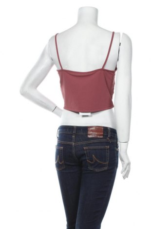 Γυναικείο αμάνικο μπλουζάκι Zara, Μέγεθος L, Χρώμα Ρόζ , Πολυεστέρας, Τιμή 10,05 €