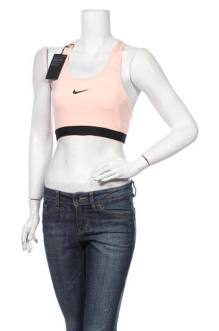 Damen Sporttop Nike, Größe S, Farbe Rosa, 82% Polyester, 18% Elastan, Preis 30,23 €
