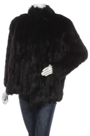 Palton din piele pentru damă Guess By Marciano, Mărime S, Culoare Negru, Blană naturală, Preț 1.157,89 Lei