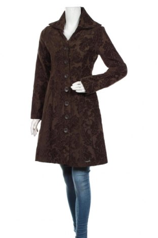 Дамско палто Desigual, Размер M, Цвят Кафяв, Полиестер, Цена 71,00 лв.