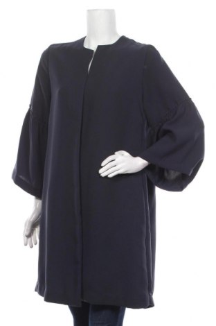 Dámský kabát  Paule Ka, Velikost M, Barva Modrá, 70% bavlna, 27% polyamide, 3% elastan, Cena  1 160,00 Kč
