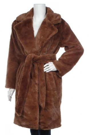 Дамско палто Qed London, Размер M, Цвят Кафяв, 100% полиестер, Цена 134,50 лв.