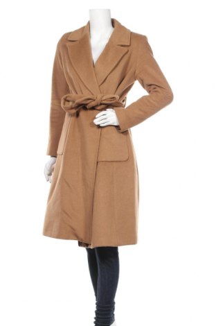 Дамско палто Ralph Lauren, Размер S, Цвят Кафяв, 60% вълна, 30% полиестер, 5% кашмир, 5% други тъкани, Цена 644,25 лв.