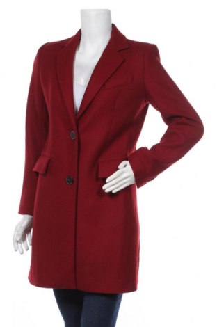 Дамско палто Zara, Размер M, Цвят Червен, Цена 76,00 лв.
