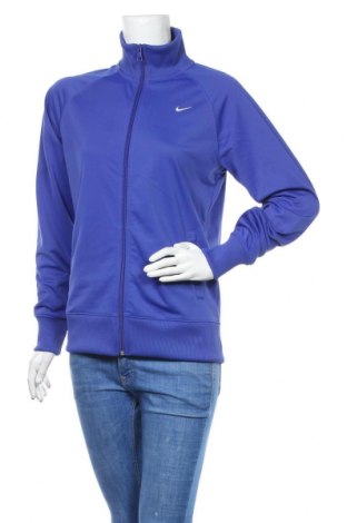 Damska bluza sportowa Nike, Rozmiar L, Kolor Niebieski, Poliester, Cena 169,52 zł