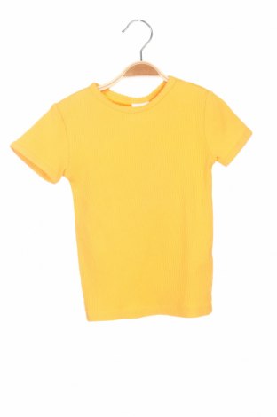 Детска блуза Zara, Размер 4-5y/ 110-116 см, Цвят Жълт, 94% памук, 6% еластан, Цена 18,85 лв.