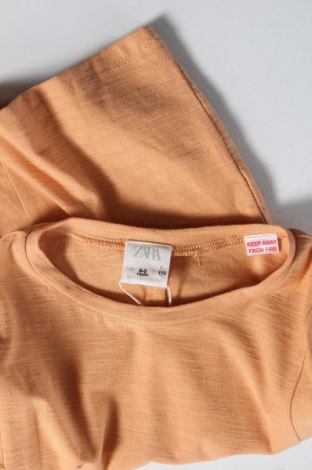 Детска блуза Zara, Размер 4-5y/ 110-116 см, Цвят Оранжев, 100% памук, Цена 8,70 лв.
