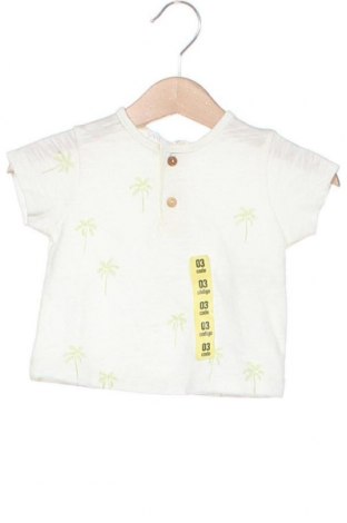 Детска блуза Zara, Размер 2-3m/ 56-62 см, Цвят Бял, Памук, Цена 18,85 лв.