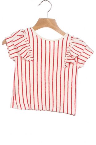 Детска блуза Zara, Размер 6-9m/ 68-74 см, Цвят Бял, Памук, Цена 18,85 лв.