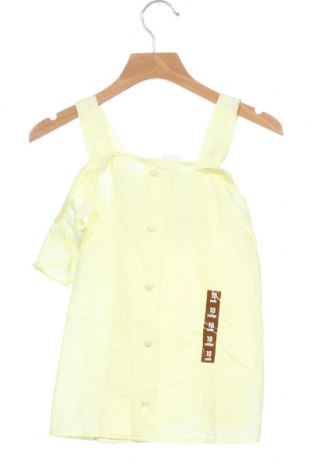 Детска блуза Zara Kids, Размер 8-9y/ 134-140 см, Цвят Жълт, Памук, Цена 20,30 лв.