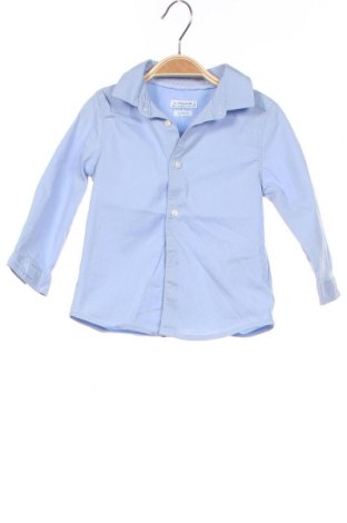 Dziecięca koszula Mayoral, Rozmiar 9-12m/ 74-80 cm, Kolor Niebieski, 72% bawełna, 25% poliamid, 3% elastyna, Cena 17,59 zł