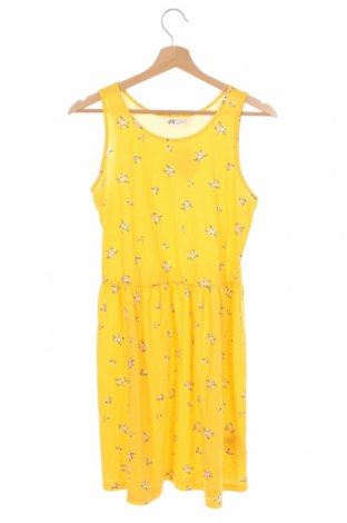Kinderkleid H&M, Größe 12-13y/ 158-164 cm, Farbe Gelb, Baumwolle, Preis 8,01 €